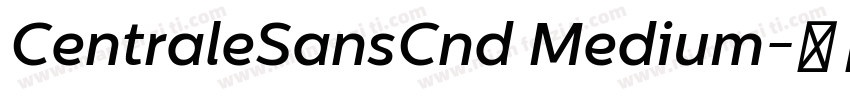 CentraleSansCnd Medium字体转换